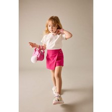DeFacto %100 Pamuk Basic Düz Twill Etek Kız Bebek H6739A526HS