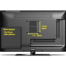 Prime Wb-03 Küçük Tv'ler Için Hareketli Askı Aparatı 17" - 27"