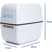 Piksel Aqua 14 Aşamalı Çelik tanklı gold mineral filtreli premium Su arıtma cihazı