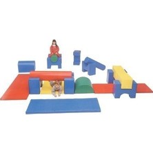 Edutoys Modüler Sunger Oyunu 18 Parça Eğlenceli Tasarım ile Çocuk Spor Ekipmanı