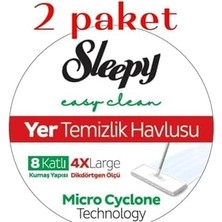 Prime Yer Temizleme Havlusu,4 Xl 8 Kat,2 Paket, Dayanıklı Özel Ambalaj