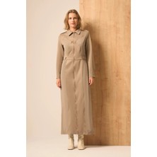 Ftz Women Kadın Safir Elbise  Beige 31261