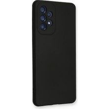Galaxy A53 5g Kılıf Nano Içi Kadife Silikon - Siyah