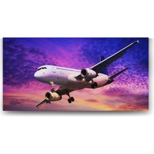 Prime Yolcu Uçağı Tablosu - 60X30CM