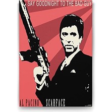 Prime Al Pacino - Scarface Pop Art Tablosu - 70X100CM