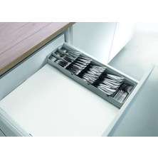 Prime Çatal Bıçak Takımı Düzenleyici, Gri ve Siyah, 40-49 cm