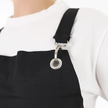 Prime Siyah Cepli Mutfak Önlüğü-Aşçı Önlüğü-Masterchef Önlüğü-Garson Önlüğü-Kafe Aşçı Siyah Önlük, Apron