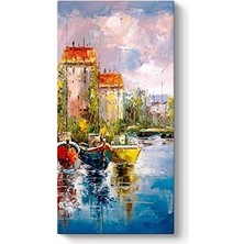 Prime Ispanya Kıyıları Manzara Tablosu 30 x 60