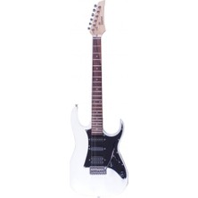 Madison Meg-Wh Beyaz Elektro Gitar 22 Perde Ihlamur Gövde ve Gül Ağacı Klavye ile Özel Tasarım