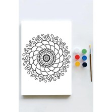 Prime (PSTER21619) Mandala Tuval Kanvas Tablo Boyama Hobi Seti 11 (40X60CM)