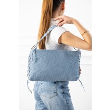 Valu Accessorize Kadın Örgü Detaylı Sabit Askılı Hasır Desenli Omuz Çantası Muya