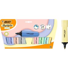 Bic Bıc Highlighter Flat Pastel Fosforlu Kalem Seti 10’lu