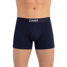 Just Inner Erkek Modal Boxer Logo Lastikli Ekstra Konforlu Kalıp (135009)
