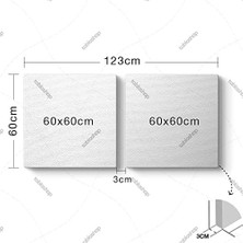 Prime Istanbul - Kız Kulesi Tablosu 123 x 60-2 Parçalı