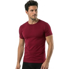 Öts Erkek Modal T-Shirt O Yaka Modal Ekstra Esnek Dokulu (1622)