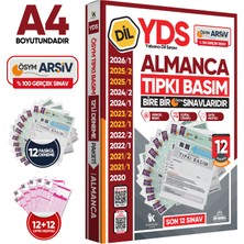 Karakutu Yayınları 2026 YDS Almanca ÖSYM Tıpkı Basım Çıkmış Soru Deneme Paketi 12li Fasikül SETİ