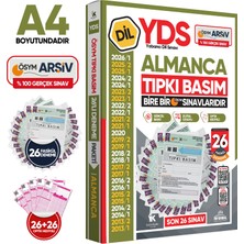 Karakutu Yayınları 2026 YDS Almanca ÖSYM Tıpkı Basım Çıkmış Soru Deneme Paketi 25li Fasikül SETİ