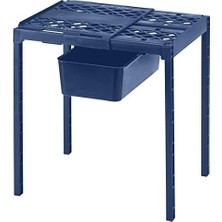 Prime Lockermate Ayarlanabilir Raf Dolap Rafı ve Düzenleyici, Dolabınıza Uyacak Şekilde Uzatılır, Kullanımı Kolay, Okul, Iş, Spor Salonu Için Mükemmel, Saklama Çekmecesi Dahil, Mavi (5025-NVY)