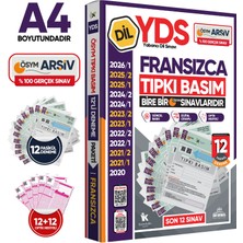 Karakutu Yayınları 2026 Yds Fransızca Ösym Tıpkı Basım Çıkmış Soru Deneme Paketi 12LI Fasikül Seti
