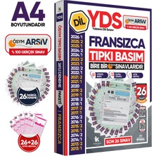 Karakutu Yayınları 2026 YDS Fransızca ÖSYM Tıpkı Basım Çıkmış Soru Deneme Paketi 25li Fasikül SETİ