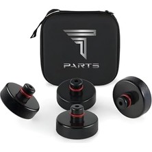 Vuralsin38 T Parts Model S x 3 Y Juniper/standart Uyumlu Lift Takozu Seti, Model S x 3 Y Lift Takoz Takımı, Takoz, Batarya Koruyucu Lift Takozu Seti Alt Panel Koruma (4 Adet)