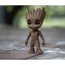 Hivhestin Tiny Groot 3D Premium Koleksiyon Figürü - 10 cm Dekoratif Masa Üstü Objesi