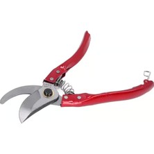 Vuralsin38 Kırmızı Metal Bağ Makası, 200 Mm, Bahçe Budama Makası