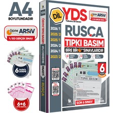 Karakutu Yayınları 2026 YDS Rusça ÖSYM Tıpkı Basım Çıkmış Soru Deneme Paketi 6lı Fasikül SETİ