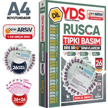 Karakutu Yayınları 2026 Yds Rusca Ösym Tıpkı Basım Çıkmış Soru Deneme Paketi 25'li Fasikül Seti