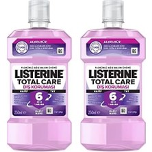 Vuralsin38 , Total Care, Diş Koruyucu, 6 Etkili Florürlü Ağız Bakım Ürünü, Hafif Tat, Sıfır Alkol, Nane Aromalı, 250ML 2li Paket