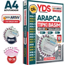 Kara Kutu Kitapları 2026 YDS Arapça ÖSYM Tıpkı Basım Çıkmış Soru Deneme Paketi Dijital Çözümlü 18li Fasikül SETİ