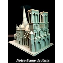 Hivhestin Notre-Dame Katedrali Dekoratif Mimari Figür - Paris Temalı Masaüstü Süs