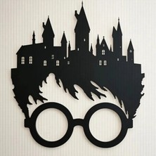 Hivhestin Harry Potter Hogwarts Şatosu 2d Duvar Dekoru - Dekoratif Hediyelik Tablo
