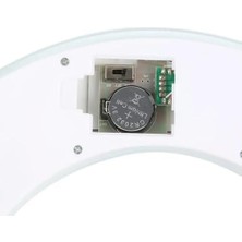 Vuralsin38 Dijital Terazi LCD Ekran Temperli Cam Banyo Baskülü Vücut Tartısı Kilo Ölçer 180 kg Hassas