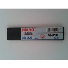 Mikro Kalem Uçları 2B 2.0 Min 9x90 mm Siyah Renkli Yüksek Kalite