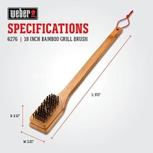 Vuralsin38 6276 Bambu Barbekü Fırçası 46CM