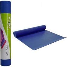 Povit Pilates Matı 0,6 Cm Kalınlıkta Rahat Kullanım İçin Tekil Mavi Renkli