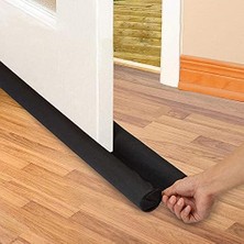 Prime Kapı Altı Rüzgar Önleyici Isı Yalıtım Süngeri Rüzgarlık Stoper Toz Soğuk Sünger Çift Taraflı Izolasyon 2, Byens, Siyah, 85 cm