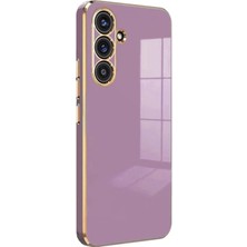 CepStok Samsung Galaxy A17 Kılıf Kenar Detaylı Yumuşak Parlak Silikon Kapak