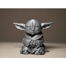 Hivhestin Yoda Figür Dekoratif Hediyelik Biblo - Özel Dokulu Tasarım