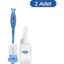 Wee Baby Anne Sütü Kaşıklı Biberon 125 ml Temizleme Seti Silikon Malzemeden Üretilmiş