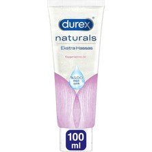 Durex Naturals Ekstra Hassas Aloe Vera Özlü Kayganlaştırıcı Jel 100 Ml Doğal İçerik