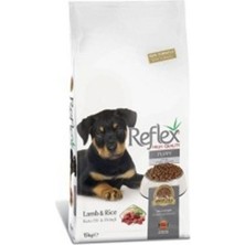 Reflex Yavru Köpek Maması 15 kg Kuzu Etli Lezzetli İçerik ile Besleyici Formül