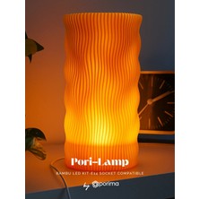Hivhestin Pori-Lamp Dalga Tasarımlı Modern Dekoratif Masa Lambası - Şık Aydınlatma