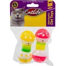 202466-CATLIFE Zilli Kedi Oyuncağı 2'li Paket