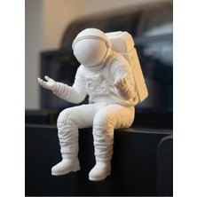 Hivhestin Astro-Shrug Şaşkın Astronot Figürü - Masaüstü Dekoratif Obje
