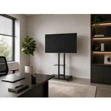 Sonorous Pr 2000 - Sg 40'' - 65'' İnç Televizyon Tv Kilitli Tekerlekli Sunum Proje Standı Sehpası