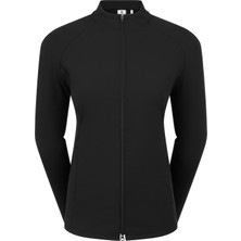 Footjoy Full-Zip Rib Midlayer Kadın Siyah 39411