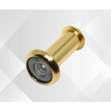 Vuralsin38 Premium Kapı Dürbünü, 14MM Çap, 50-75MM Ayarlanabilir Uzunluk, Pirinç Malzeme, Güvenlik Gözetleme Deliği, 180 Derece Görüş Açısı