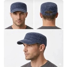 Ekstore Erkek Castro Şapka Kasket Eskitme Kep